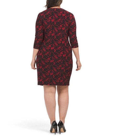 ANNE KLEIN   Plus Classic Wrap Dress  .  Size 0x - Picture 2 of 2